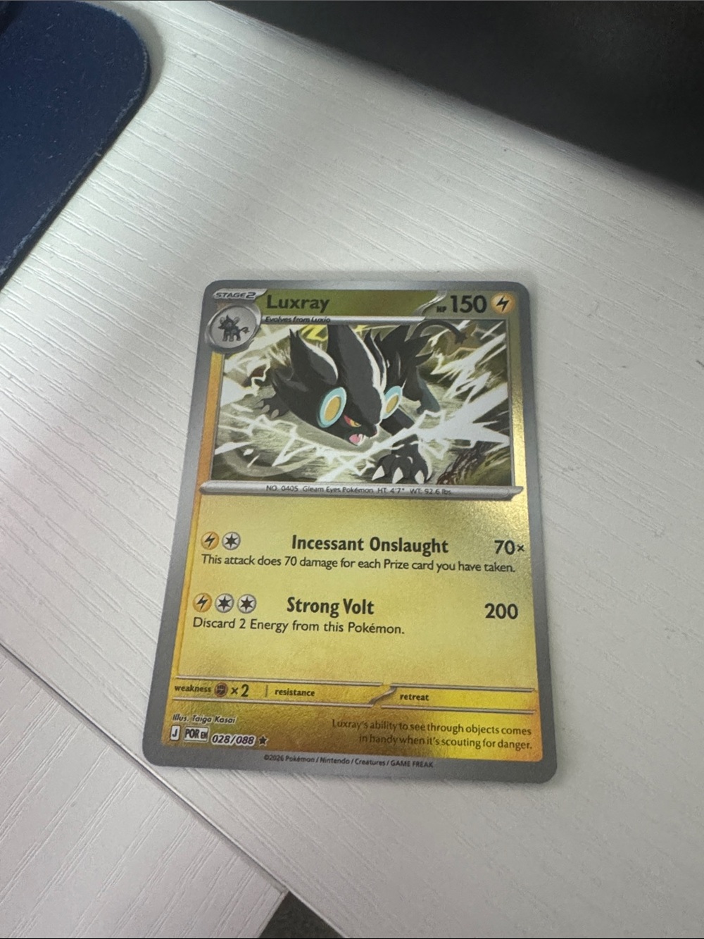Luxray Holo Pokemon Trading Card